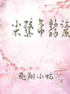 小孩多动注意力不集中的原因