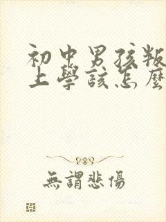 初中男孩叛逆不上学该怎么办