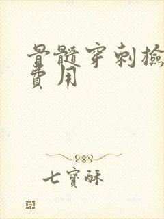 骨髓穿刺检查的费用