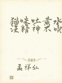 猫咪吐黄水拉稀没精神不吃饭