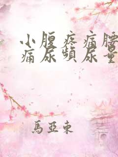 小腹疼痛腰部酸痛尿频尿量少