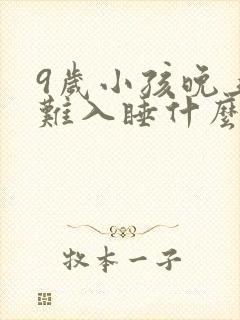 9岁小孩晚上很难入睡什么原因