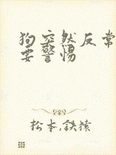 狗突然反常乱尿要警惕