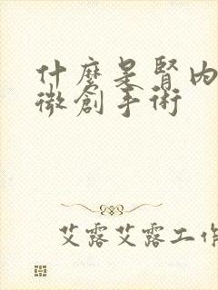 什么是肾内结石微创手术