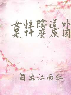 女性阴道外流血是什么原因