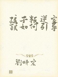 孩子叛逆家长应该如何引导