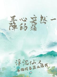 耳心突然一阵一阵的痛