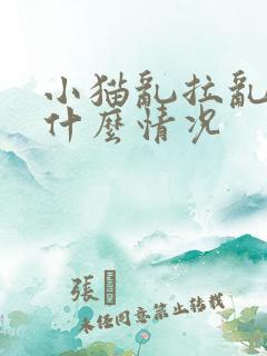 小猫乱拉乱尿是什么情况