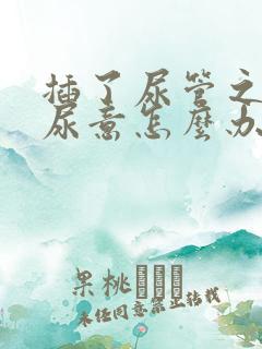 插了尿管之后有尿意怎么办