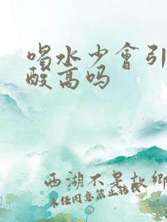 喝水少会引起尿酸高吗