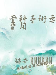 骨科手术要多少费用