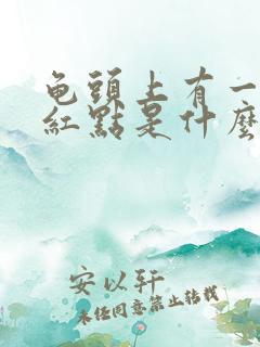 龟头上有一片小红点是什么原因