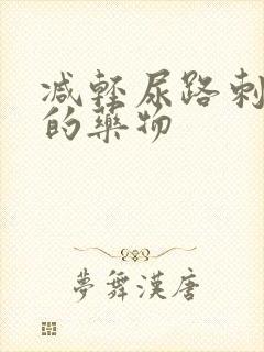 减轻尿路刺激征的药物