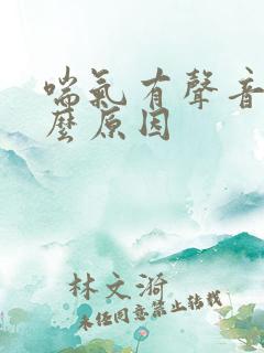 喘气有声音是什么原因