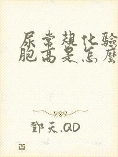 尿常规化验白细胞高是怎么回事