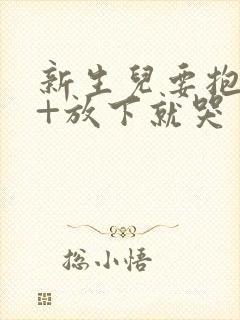 新生儿要抱着睡+放下就哭