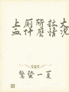 上厕所拉大便出血什么情况