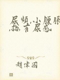 尿频,小腹胀痛,总有尿感