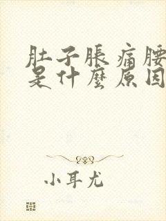 肚子胀痛腰酸痛是什么原因