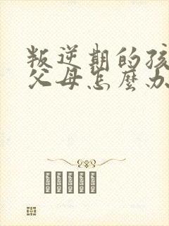 叛逆期的孩子骂父母怎么办