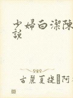 少妇白洁陈三小说