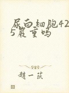 尿白细胞42.5严重吗