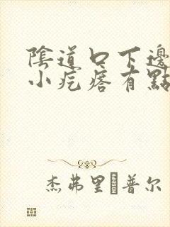 阴道口下边有个小疙瘩有点痒