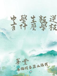 中学生叛逆学校有什么学校