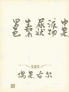 男生尿液中有白色絮状物是什么原因