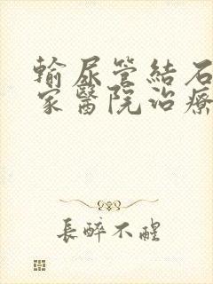 输尿管结石去哪家医院治疗