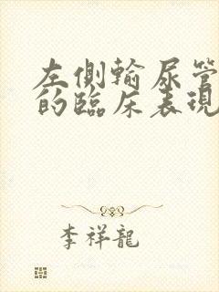 左侧输尿管结石的临床表现