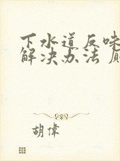 下水道反味儿的解决办法 厕所