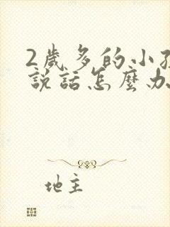 2岁多的小孩不说话怎么办