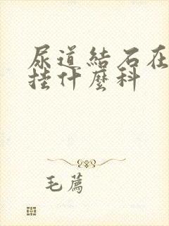 尿道结石在医院挂什么科