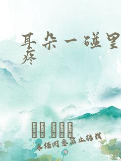 耳朵一碰里面就疼