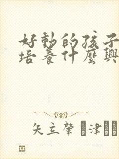 好动的孩子应该培养什么兴趣