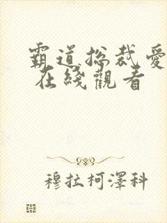 霸道总裁爱上我 在线观看