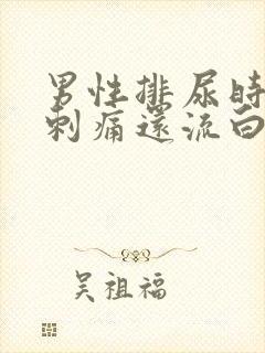 男性排尿时尿道刺痛还流白脓是怎么回事