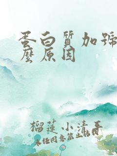 蛋白质加号是什么原因