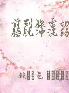 前列腺电切术后膀胱冲洗的护理ppt