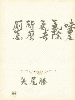 厕所氨气味道大怎么去除农村