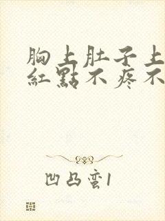 胸上肚子上起小红点不疼不痒