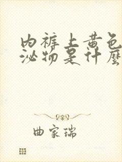 内裤上黄色的分泌物是什么