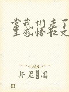 当我们老了的人生感悟散文