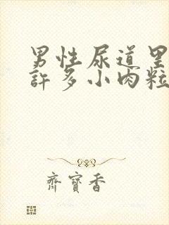 男性尿道里长了许多小肉粒