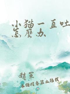 小猫一直吐黄水怎么办