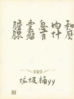 胆囊息肉和胆囊腺瘤有什么症状