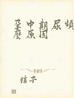 孕中期尿频是什么原因