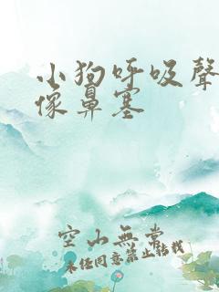 小狗呼吸声音大像鼻塞