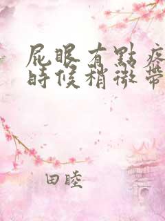 屁眼有点疼拉屎时候稍微带血